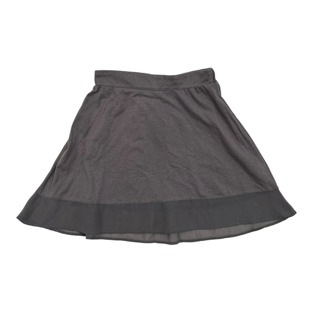 Xhiliration Grey Mini Skirt - Size Small